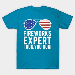 Fireworks Expert memorial day T-Shirt